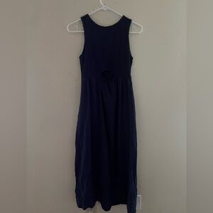 Keyhole Maternity MIDI Dress